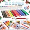 24 Waterproof Dual Tip Watercolor Outline Pens for Art